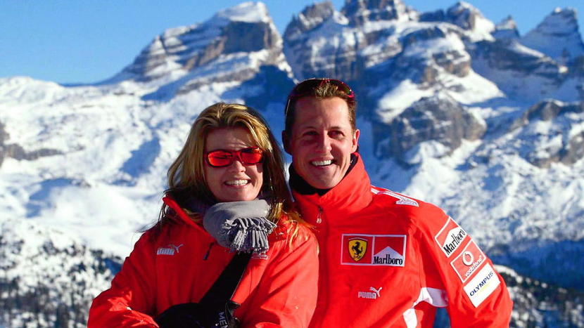 Michael and Corinna in the Alps
