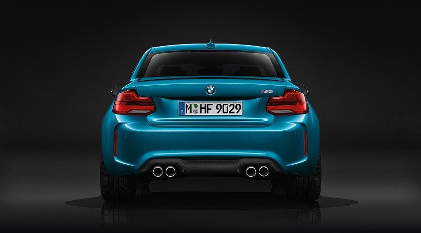 Rear of the BMW M2 Gran Coupe 